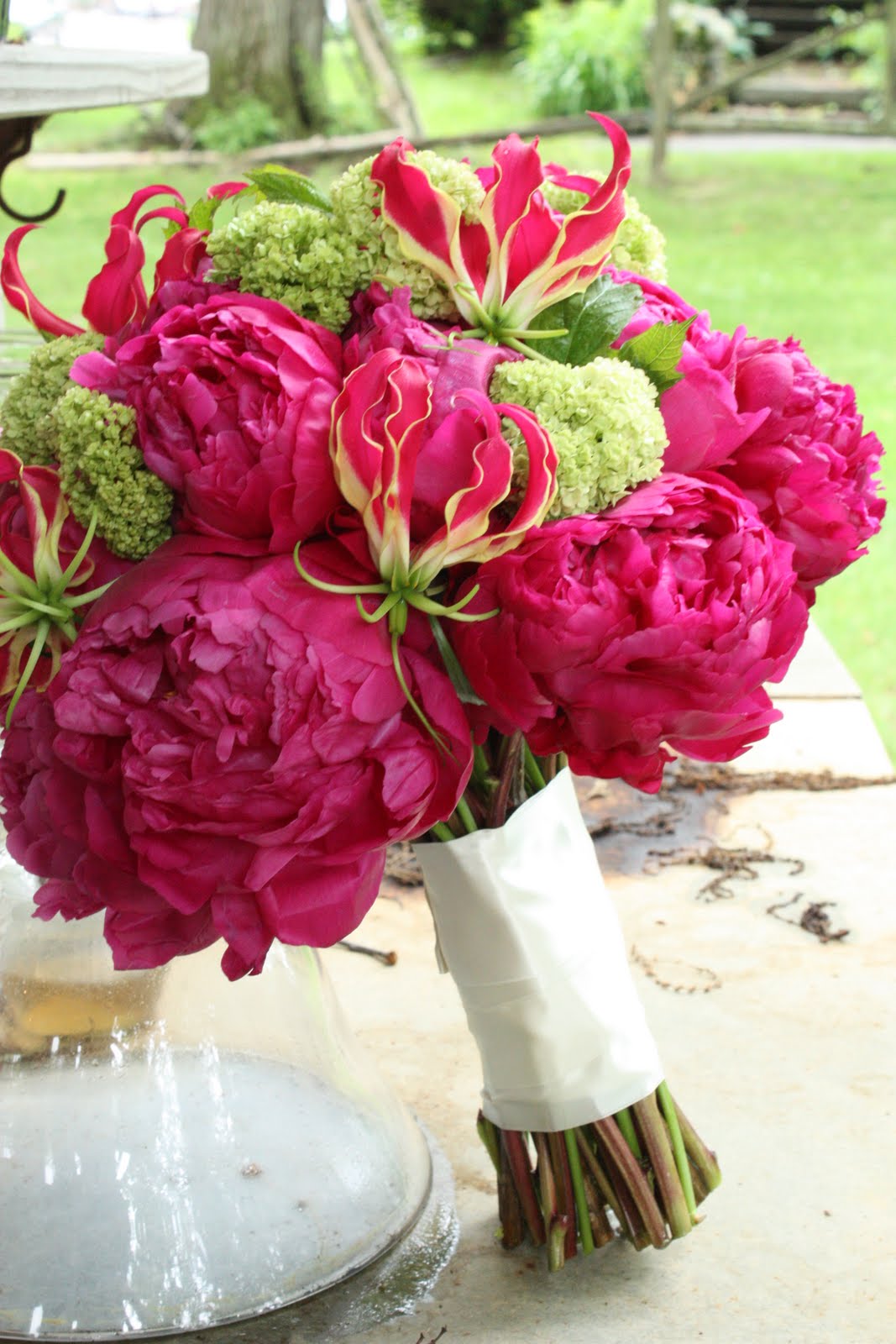 Wedding Ideas Bright Pink and Lime Green Wedding