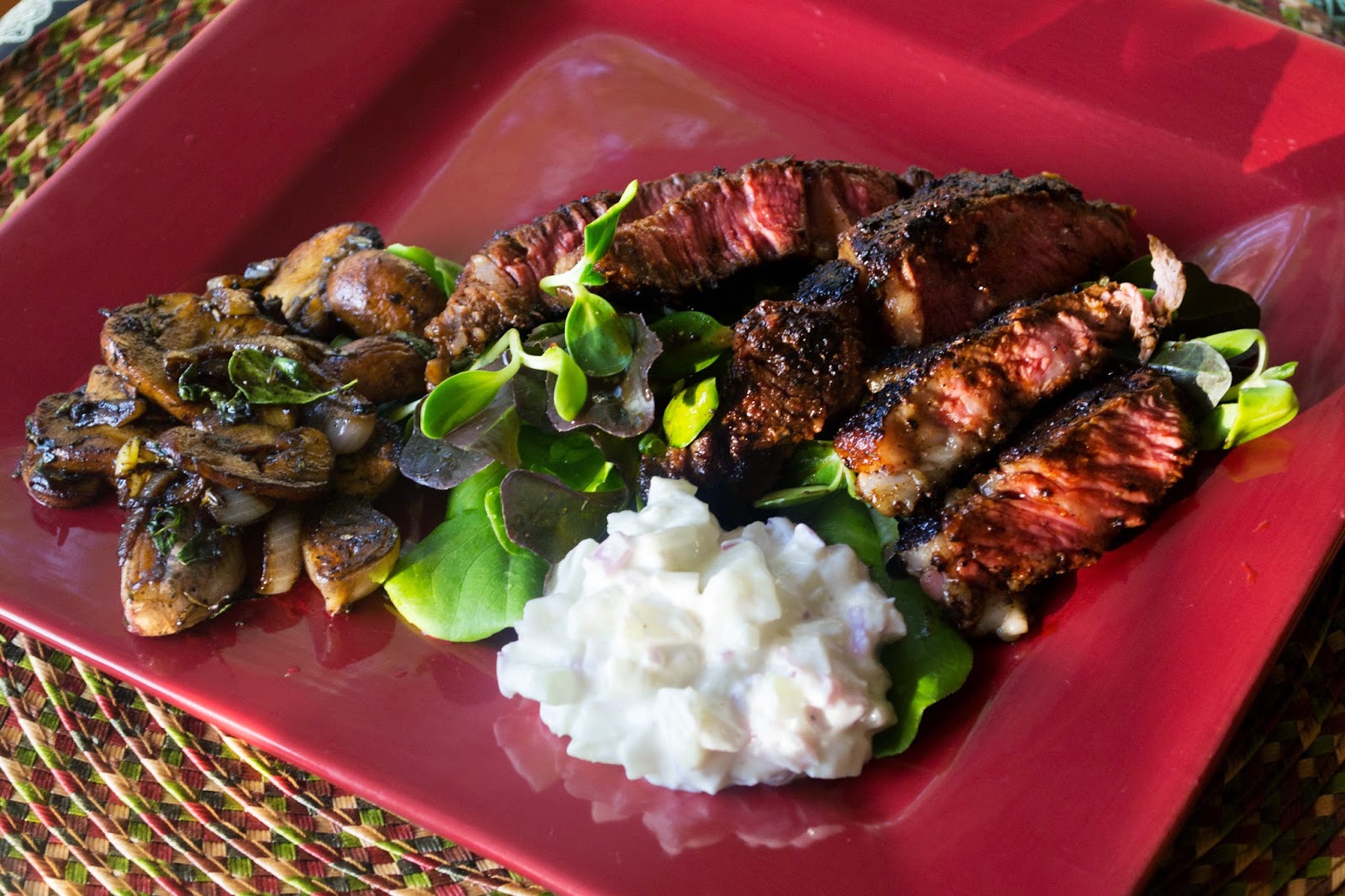 Kitchen's Joi Cajun Crusted Ribeye