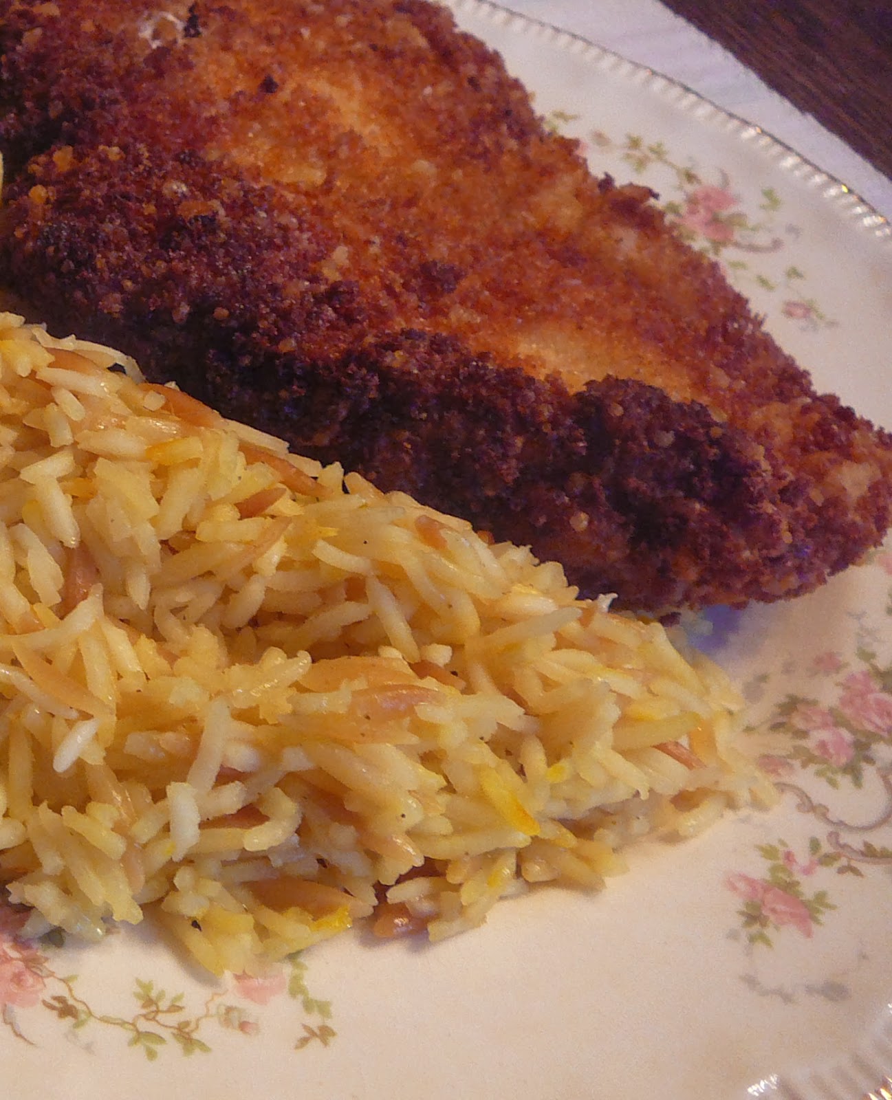 The Hidden Pantry Chicken Cutlets and Rice Pilaf a Penny Pincher's Meal for Four