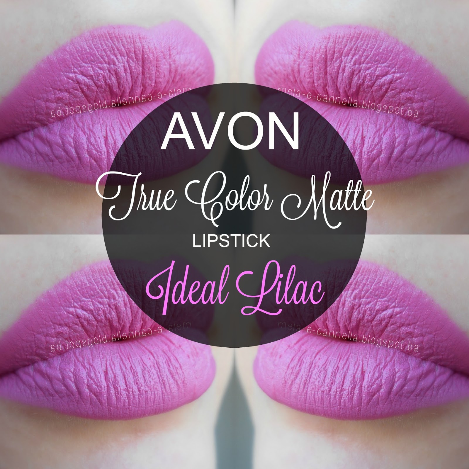 melaecannella Avon True Color Matte Lipstick Ideal Lilac