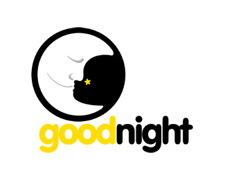 Good Night Logo Design Good Night Logo Design
