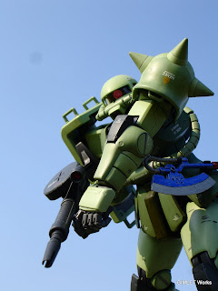 MG MS-06F ザクⅡ Ver.2.0 フライト写真