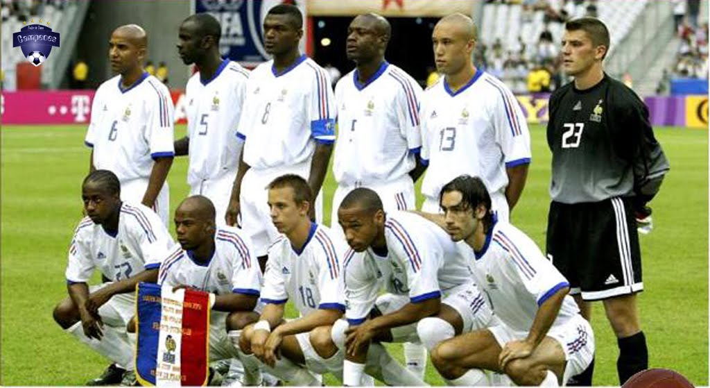 Times Campeões França Campeã da Copa das Confederações 2003