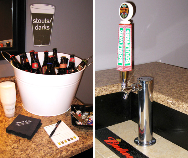 Creative Party Ideas by Cheryl Beer Tasting Party