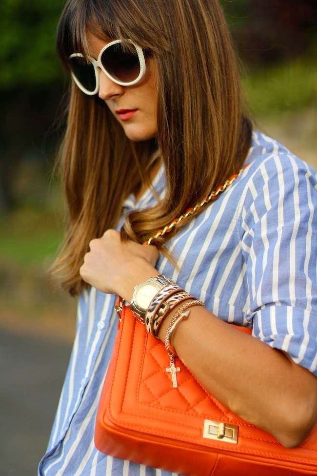 Marilyn's Closet FASHION BLOG Orange Bag