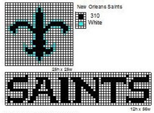 Here is a pattern for the NFL logo, AFC logo, and NFC logo. I do not ...