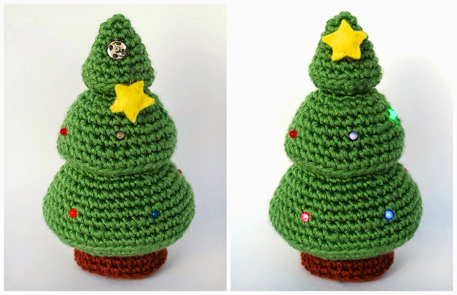 crafteando que es gerundio patrón árbol de navidad geek christmas lights
