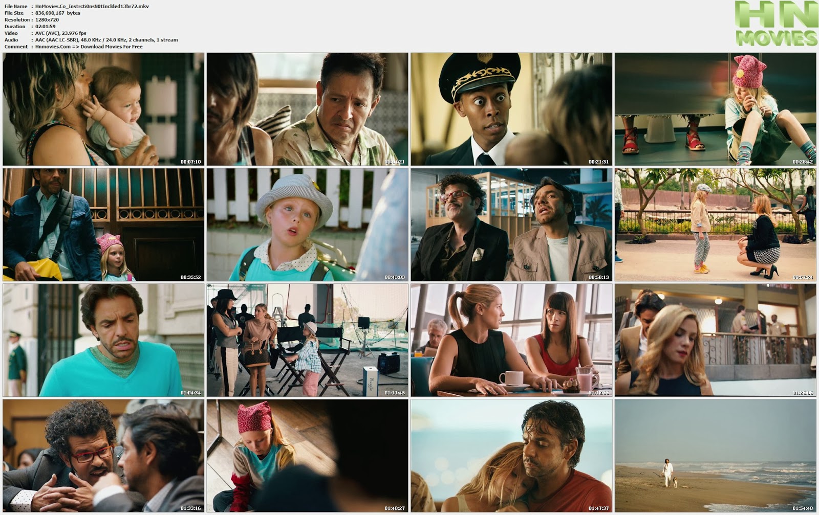 Instructions Not Included (2013) Bluray 720p BRRip 800MB Jie azz free