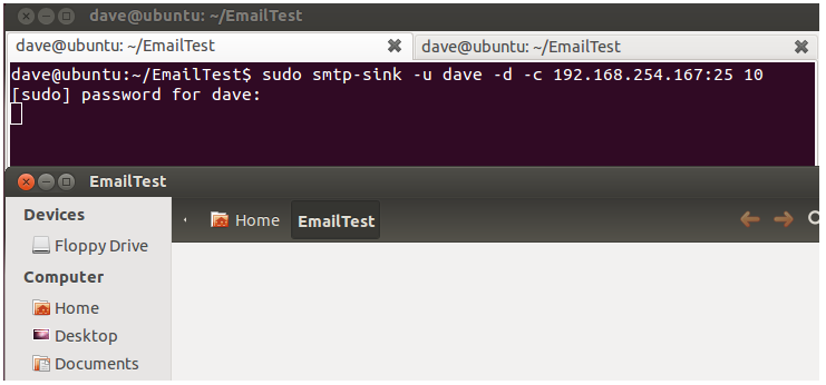 Dfirdave Smtp Testing With Smtp Sink And Pyemailtest