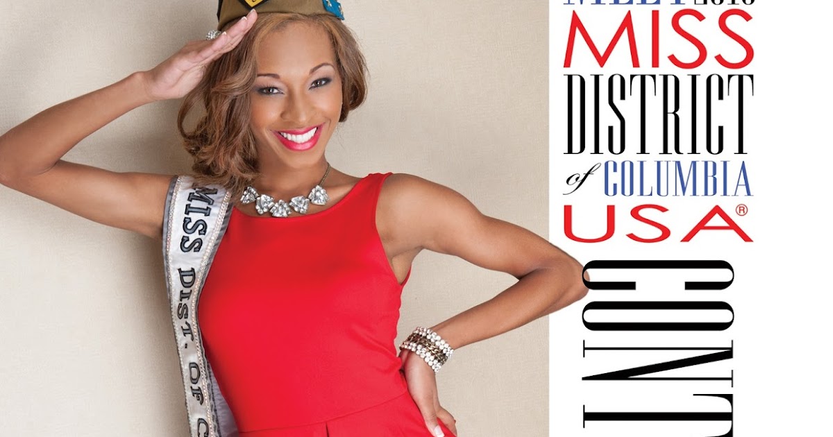 PAGEANT DESIGN blog "Meet The Contestants" pages designed for the Miss District Of Columbia