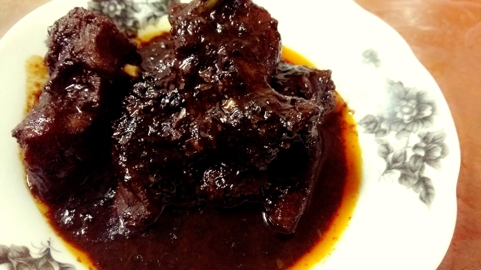 Daging berempah hitam resepi masak Daging Masak