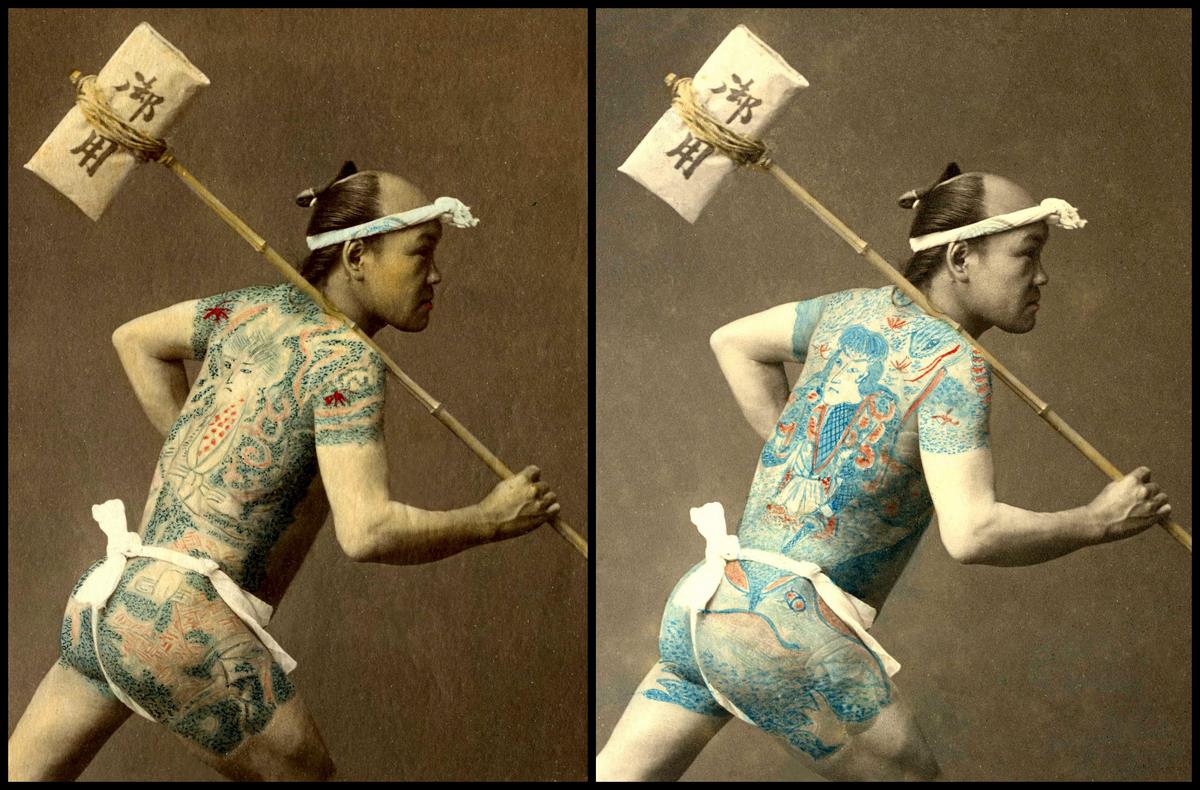 World of Old Japanese Tattoos, circa late 1880s ~ vintage everyday