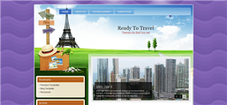 Ready To Travel Blogger Template