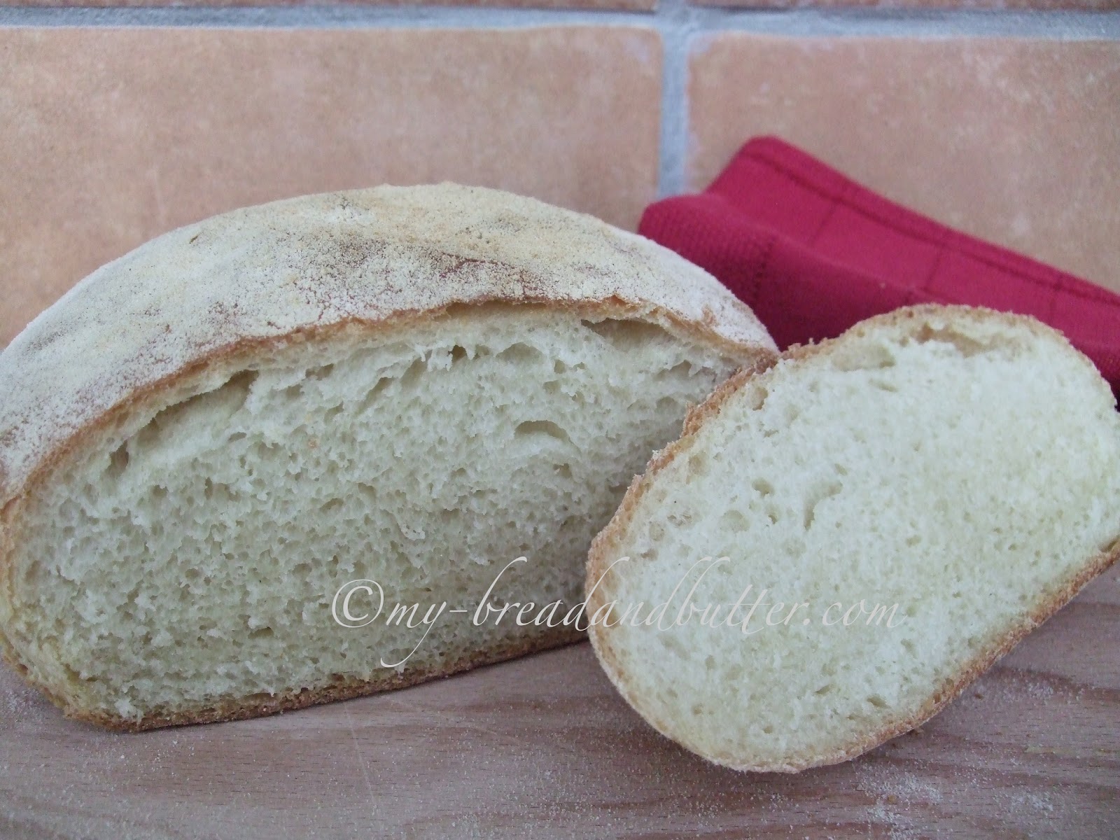 Bread and Butter.... Semolina flour bread with a dried sourdough