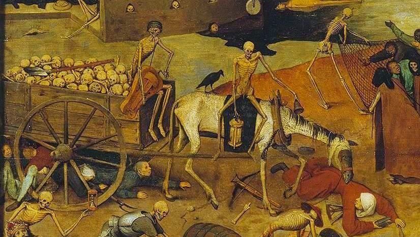 Fragmento de El triunfo de la muerte de Bruegel El Viejo Fragmento de El triunfo de la muerte de Bruegel El Viejo