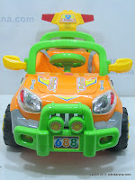 Mobil Mainan Aki JUNIOR 2688-A Police dengan Kendali Jauh