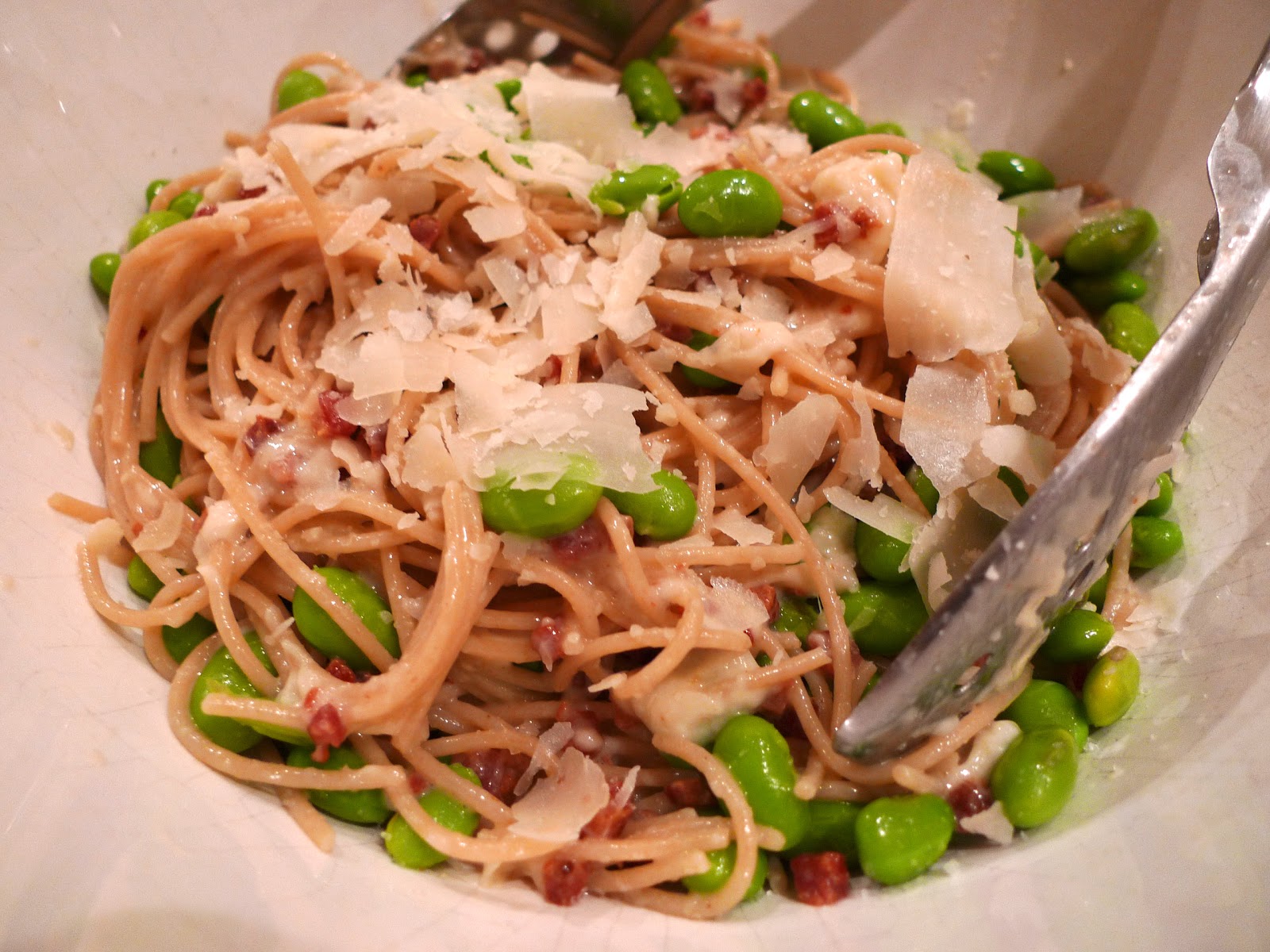 siriously delicious Healthy Spaghetti Carbonara