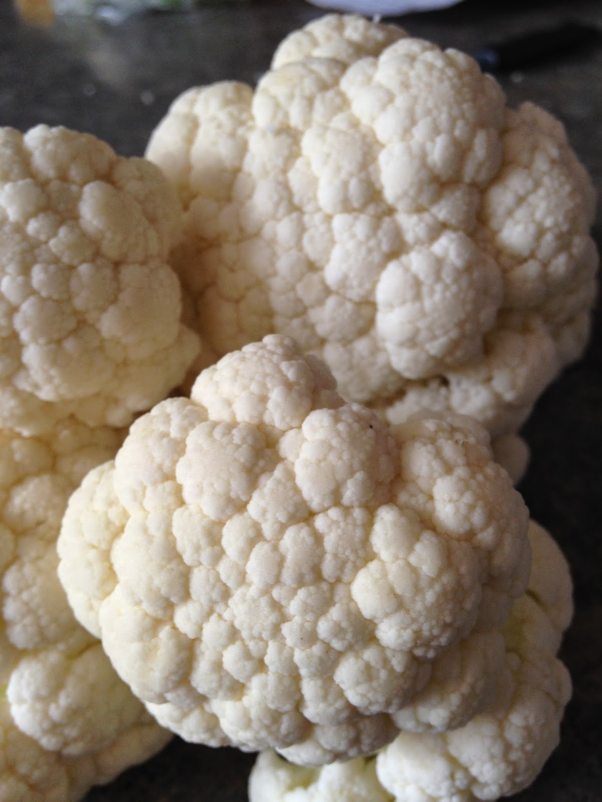 Microwave Garlic Mashed Cauliflower Turnips 2 Tangerines