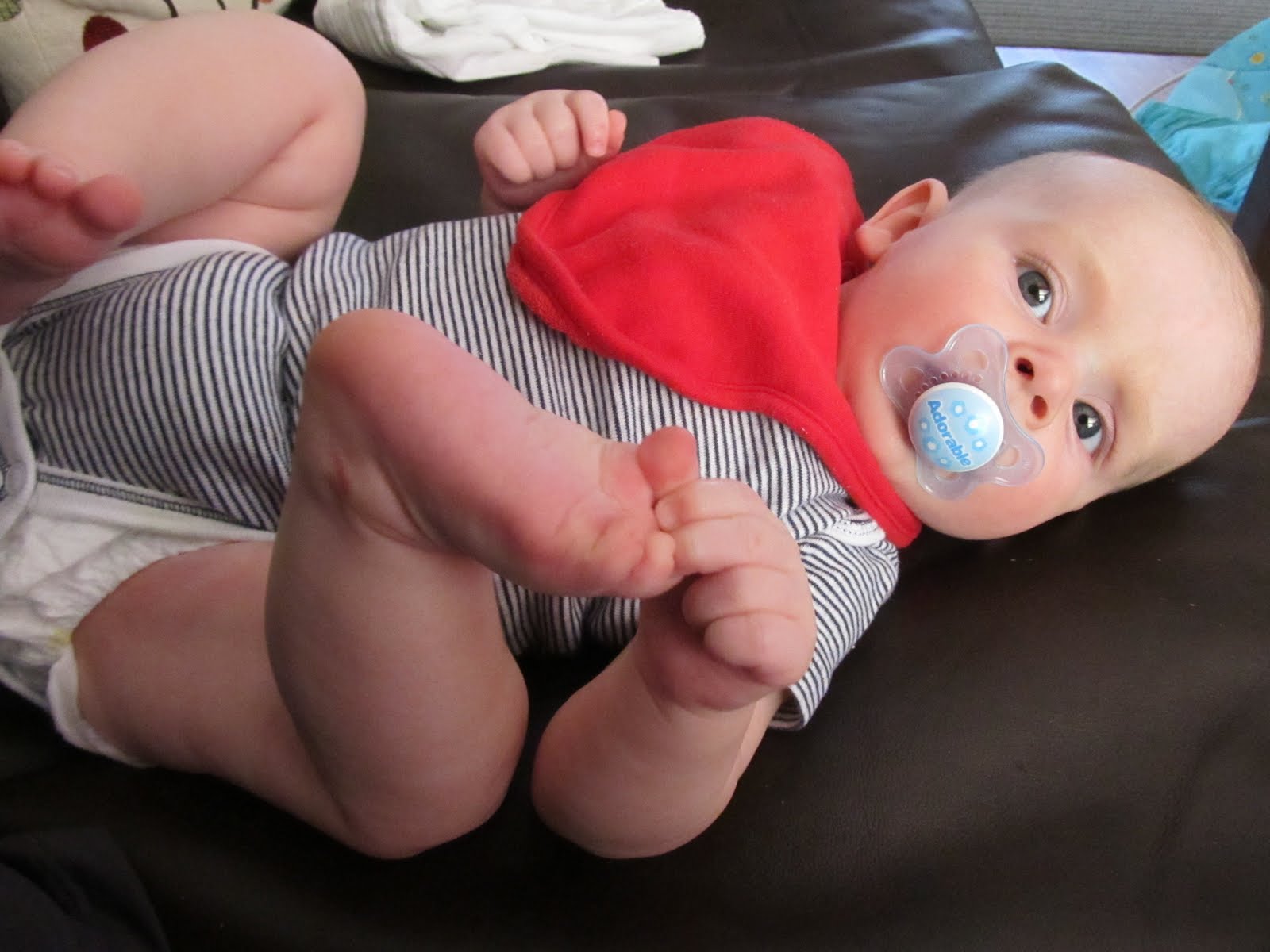 Triplets + Toddler It's OfficialWe've Discovered Our Feet