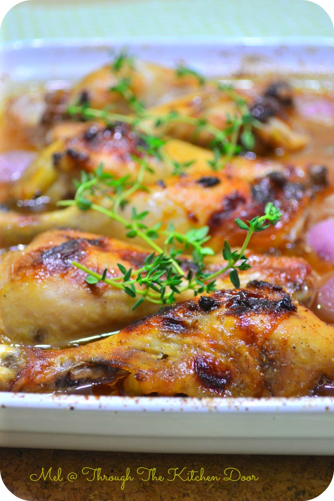 Through The Kitchen Door Baked Chicken Drumstick (Asian Style)