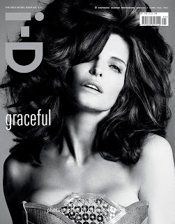  Stephanie Seymour  on the cover of i-D Magazine Fall 2012 Issue