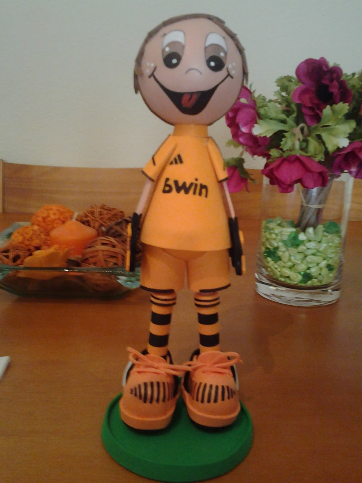 Mis cosas de fieltro y más Jugadores de Fútbol en Goma Eva