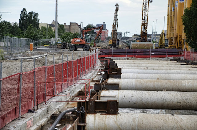 Baustelle Neubau der S-Bahn Verbindung Berlin Hbf - Nordring, S21, Döberitzer Straße 3, 10557 Berlin, 15.06.2013