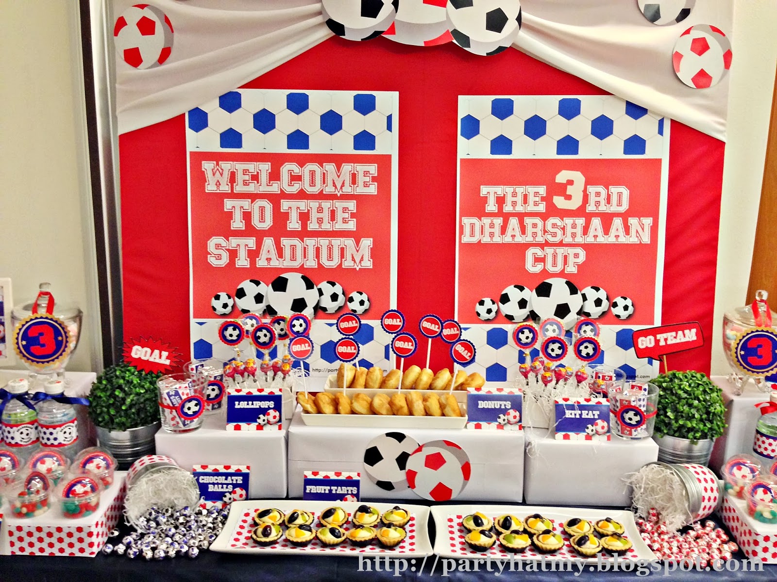 Party Hat Soccer Theme Birthday Party