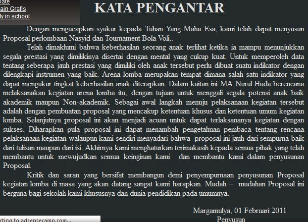 Contoh Kata Pengantar Naskah Drama Mika Put X