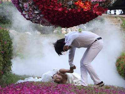 Acara unik pengantin Thailand rai perkahwinan