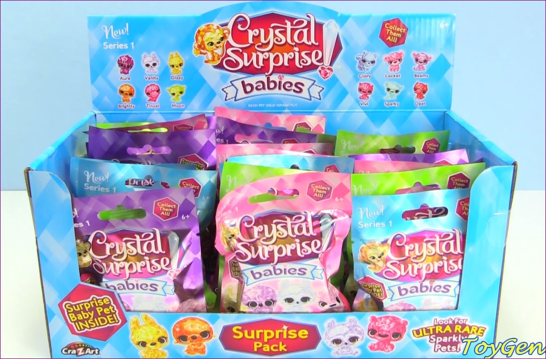 Toy Haven Surprises Crystal Surprise Babies Blind Bags Full Case