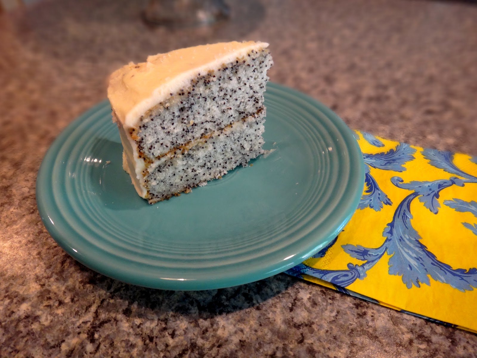 Badger Kitchen Poppy Seed Cake with Lemon Buttercream