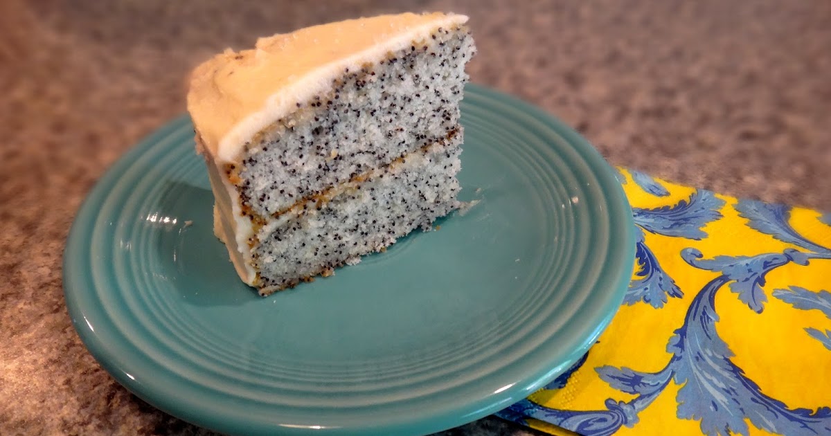 Badger Kitchen Poppy Seed Cake with Lemon Buttercream