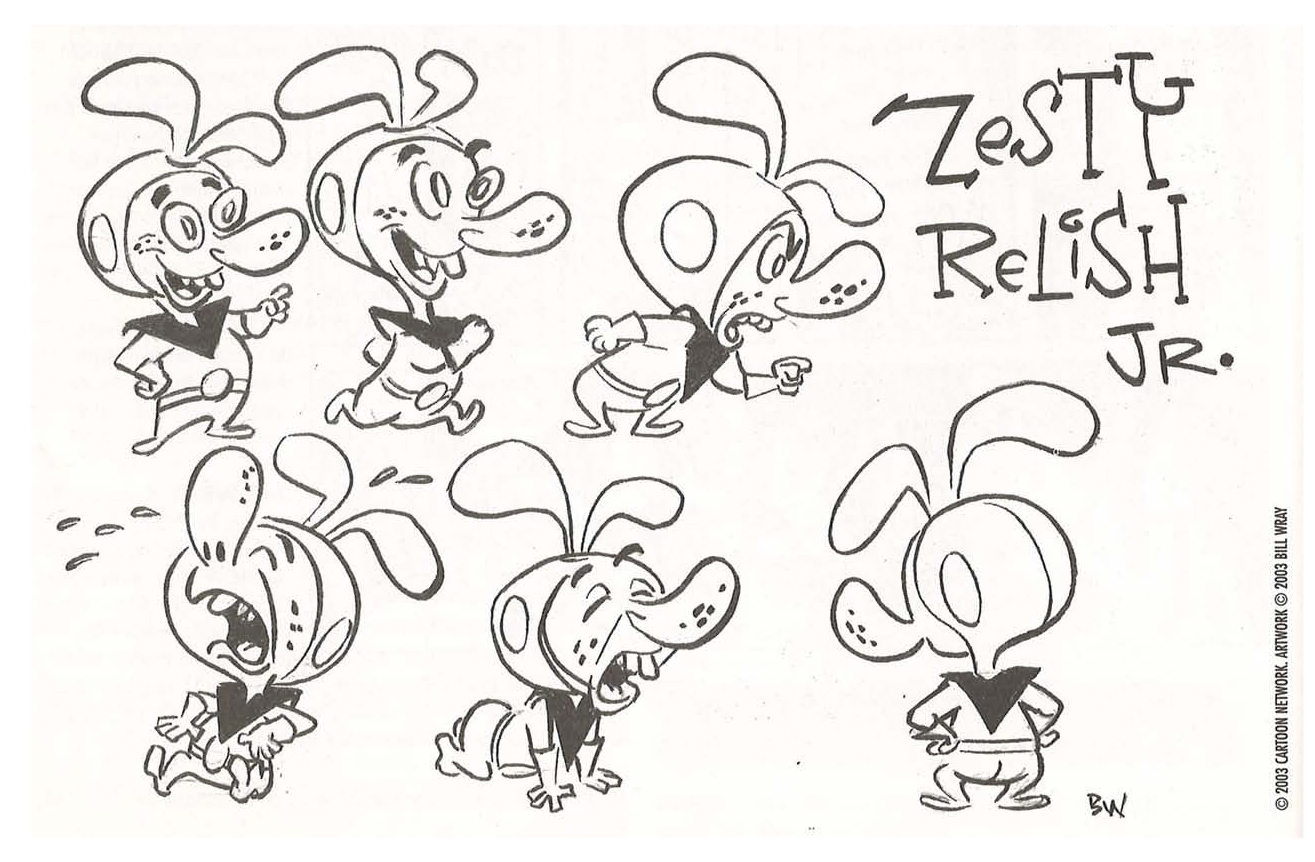 Cartoons, Model Sheets, & Stuff Zesty Relish Jr. Model Sheet