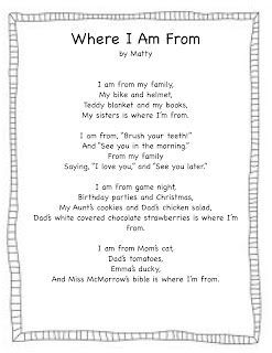 where poem poetry im am poems verse template writing freebie school who quotes forever examples grade kids students fabulous essay
