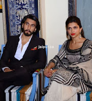 Ranveer and Deepika Padukone at Jaipur to Promote Ram-leela 