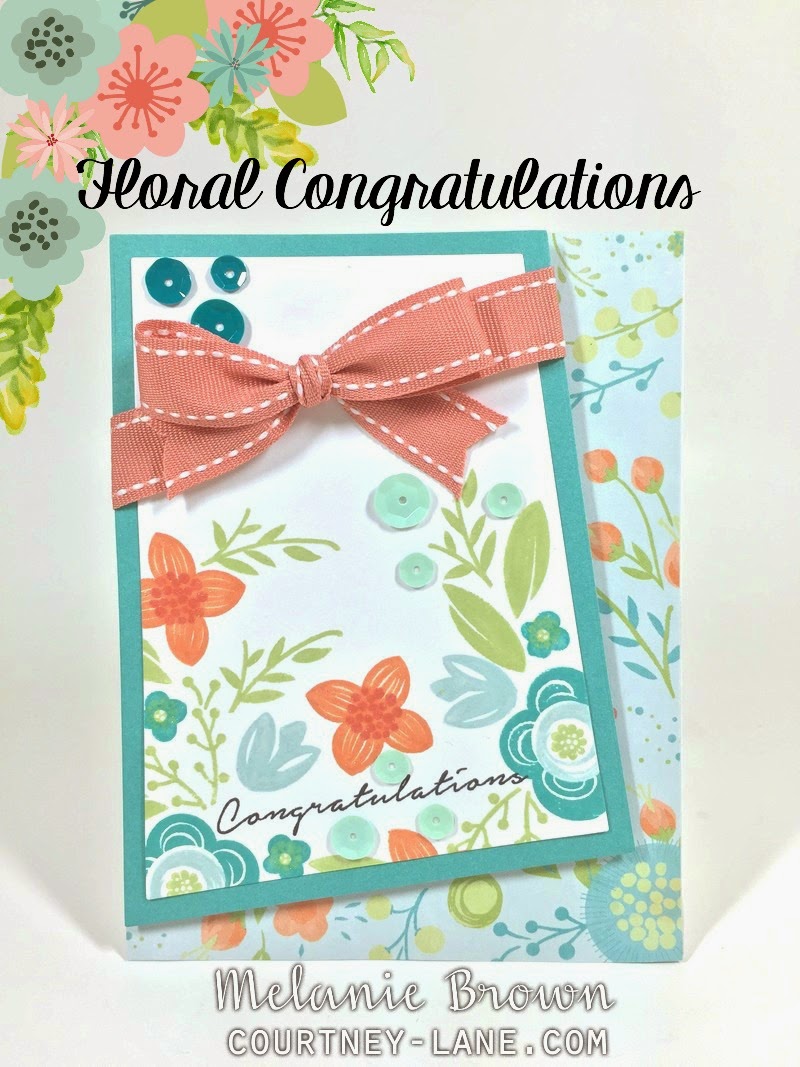 Floral Congratulations card