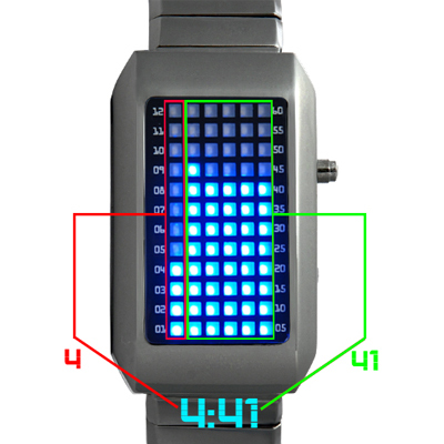 tokyo flash pimp jam tangan gaul dengan animasi 72 led