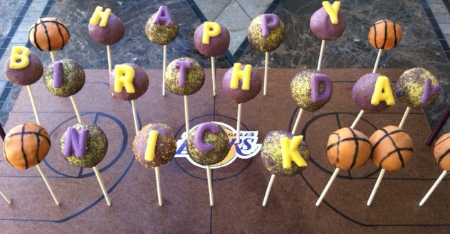 Soli S Cake Pops Laker Birthday Cake Pops