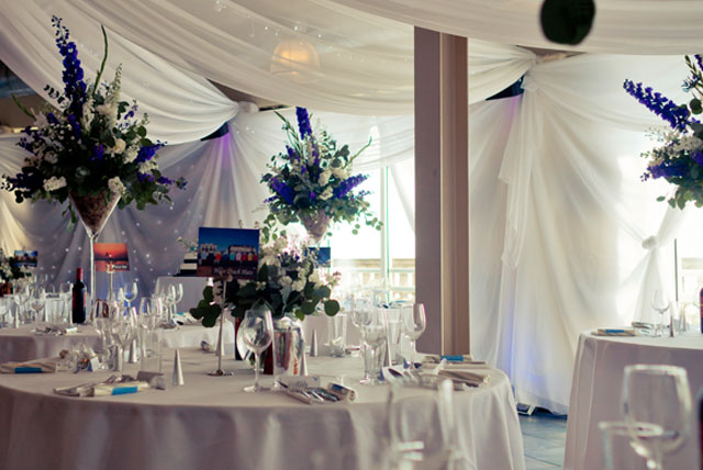 Seaside Sparkle themed wedding decor by Theme-Works Seaside Sparkle themed wedding decor by Theme-Works