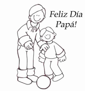 Dibujo Dia del Padre para colorear