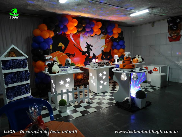 Halloween - Decoração provençal simples Decoração tema infantil Halloween - provençal simples - Festa de aniversário infantil