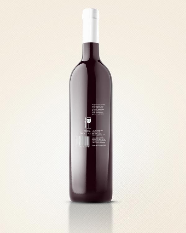 wine label design