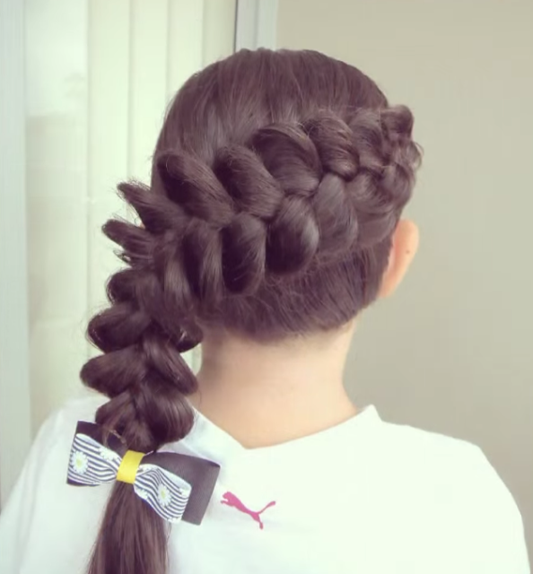 Trenza cosida al costado sencilla YouTube - Peinado Trenza Cosida Costado