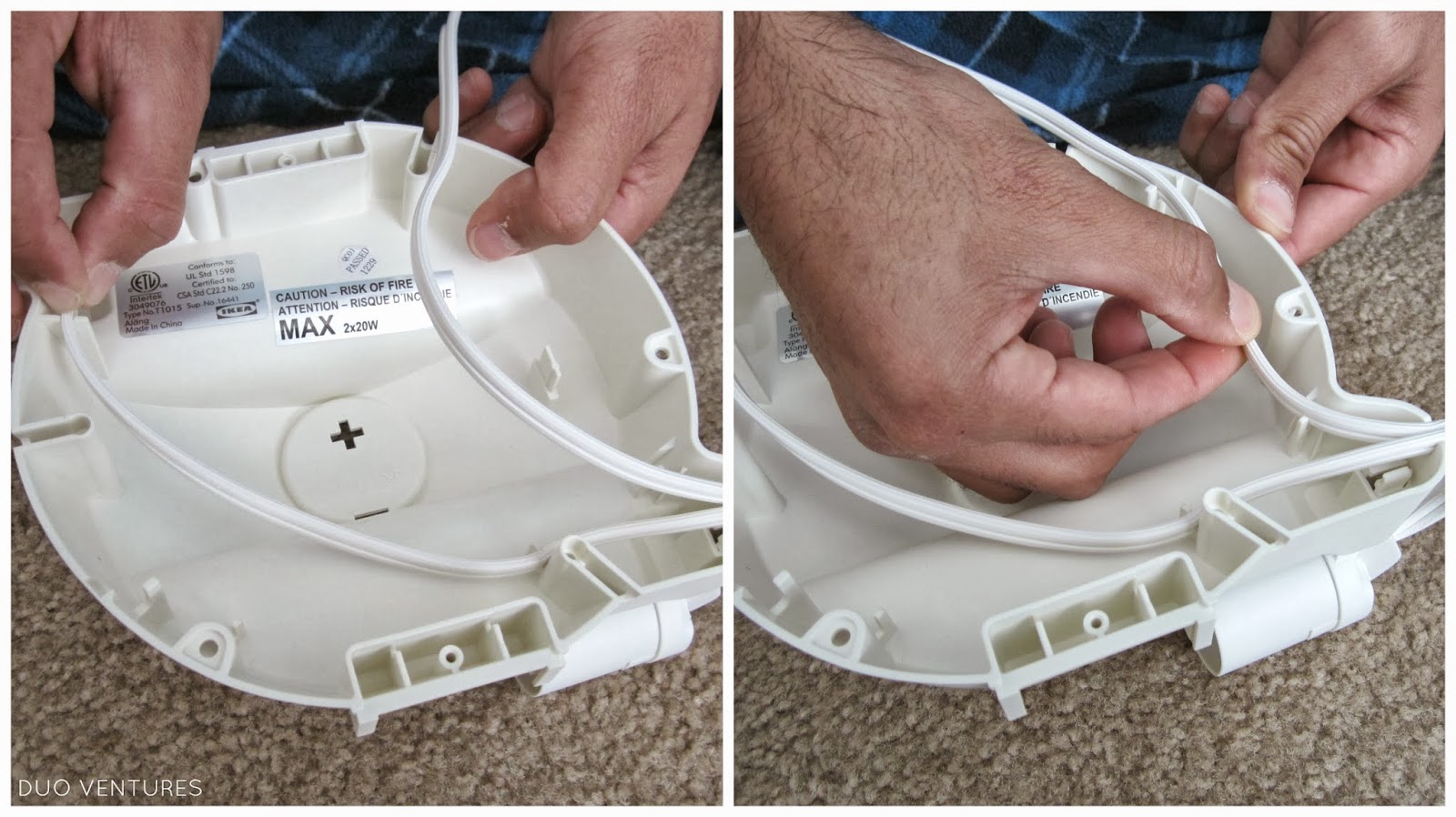 Duo Ventures: How to Install: IKEA ALANG Ceiling Lamp Duo Ventures: How to Install: IKEA ALANG Ceiling Lamp