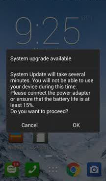 Asus Zenfone 6 Notifikasi Update Lollipop