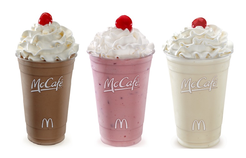 McDonald&rsquo;s Shakes