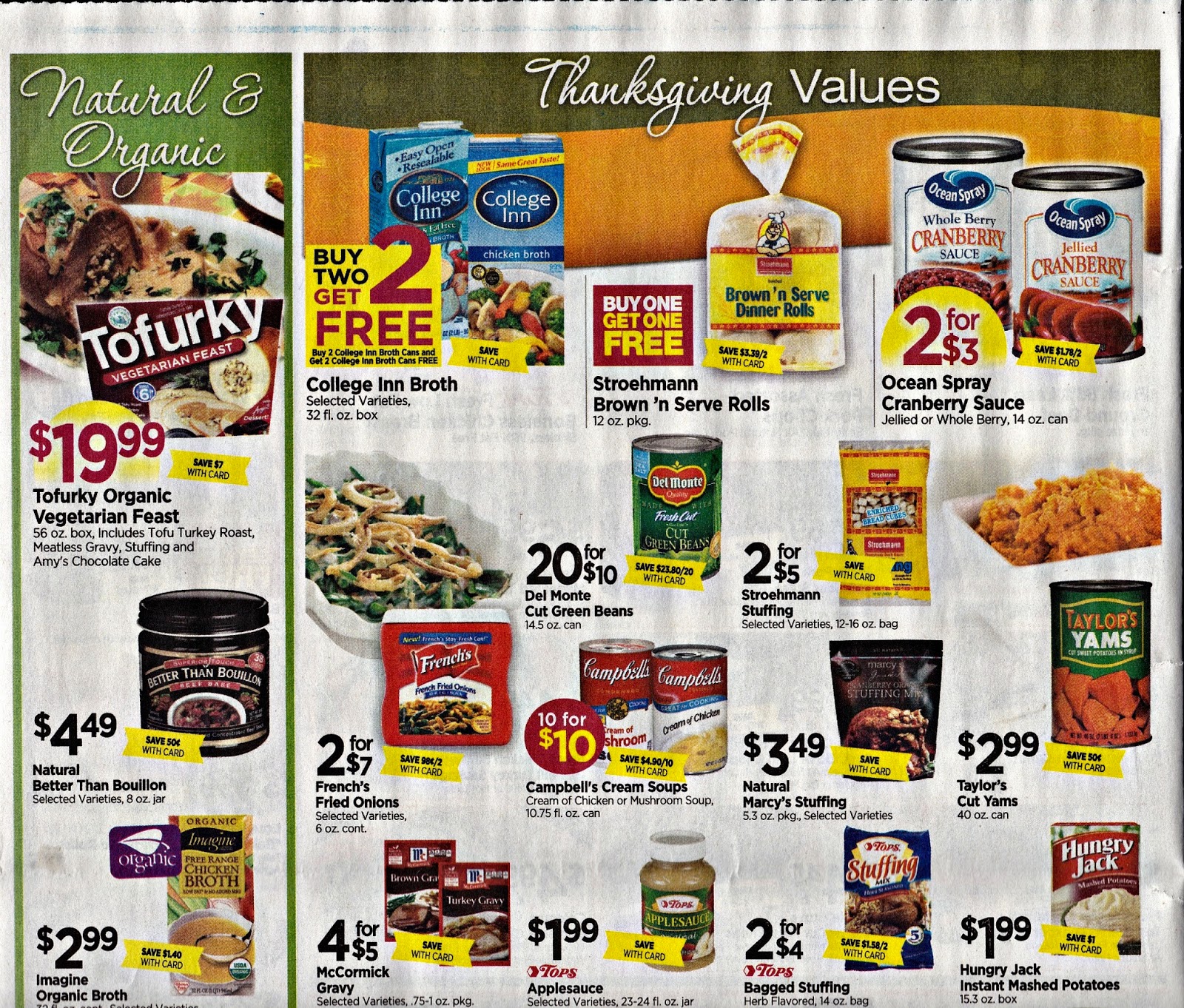WNY Deals and ToDos Tops Markets Weekly Ad Scan Preview for 11/16 thru 11/22