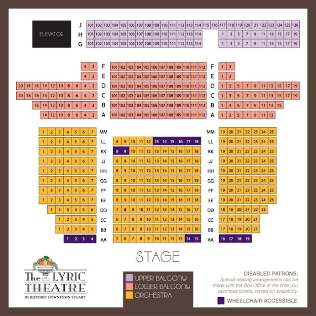 Lyric Theater Stuart Seating Chart