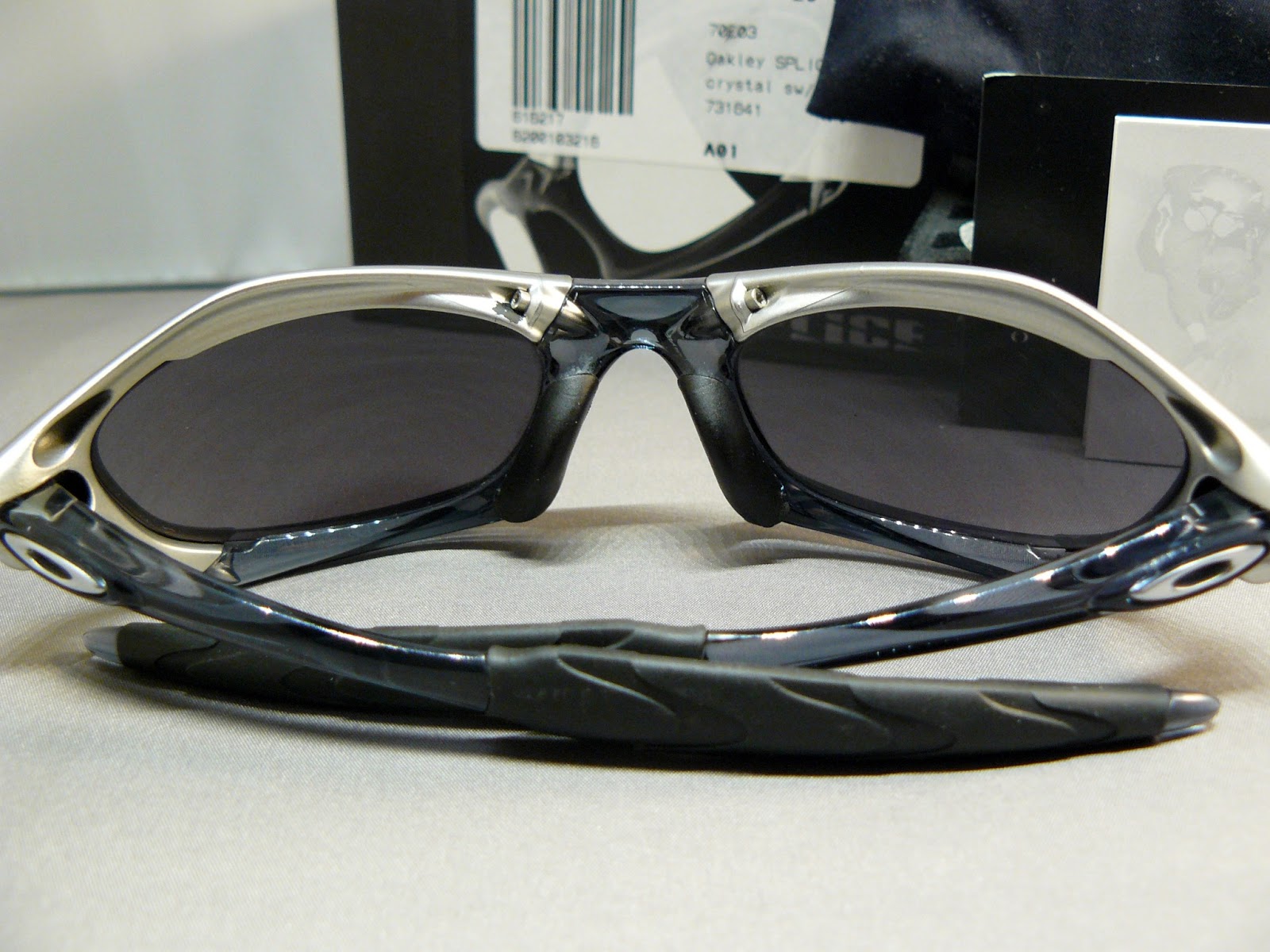 Oakleyforsale Oakley Splice, Crystal Black, FMJ+ , Ice Irdium